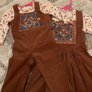 Matilda Jane sister set 0-3 month and 2T - NWOT